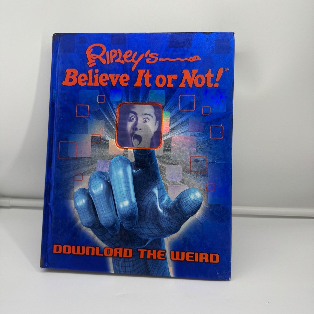 Ripleys Believe It or Not Download the Weird Hardcover Book Annual 9 Blue Foil